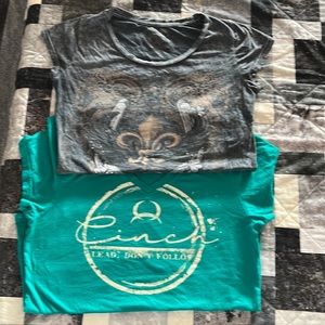 Cinch L green and Brown XL fits like large great condition